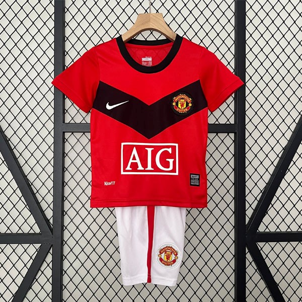 Camiseta Manchester United Primera equipo Retro Niño 2009 2010